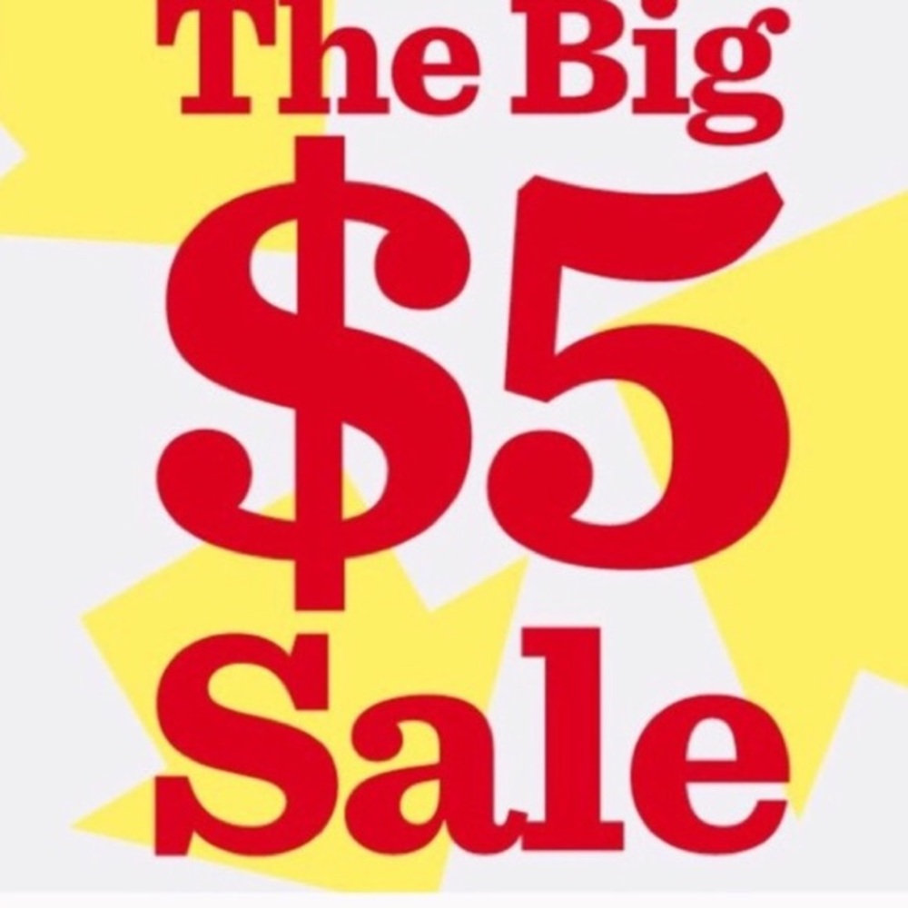 $5 SALE